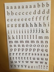 Mrs. Grossman’s Large Stickers Gold Alphabet Lower Case