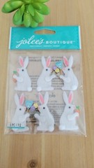 Jolee’ Scrapbooking Stickers Easter Bunny Stickers Peter Rabbit Embellishments