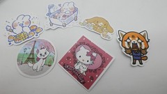 200 Pcs Cute Stickers Hello Kitty Cat and Kawai Theme Assorted 2 Packs