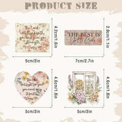 Christian Prayer Board Stickers – 100 Waterproof Bible Verse Decals