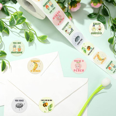 1000 Pcs Kudos Appreciation Stickers Retro You Are Awesome Thanks for Being Amaz