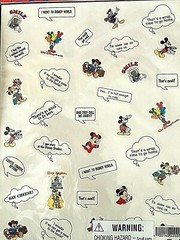 Disney Stickers Pooh Tigger Mickey Pluto Minnie Piglet Eeyore