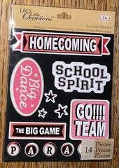 RARE K&Company Lifes Little Occasion Homecoming Red School Spirit Big Dance Game