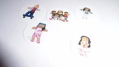 Pre Cut One Inch Bottle Cap Images Cabbage Patch Kids Free Shipping