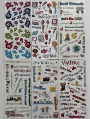NEW Vintage Me & My BIG Ideas MAMBI Scrapbook Stickers Mixed Lot 6 Sheets