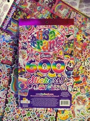 Lisa Frank Sticker Pads Over 600+ Stickers 5 Sheets Lisa Frank