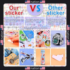 Colorful 600 PCS Waterproof Stickers for Teens – Perfect for Valentine?s Day