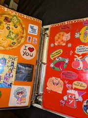 Vintage 1980s Sticker Book Album Lisa Frank Gremlins Strawberry Shortcake Etc