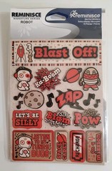 Reminisce Signature Series»ROBOT» Dimensional Sticker