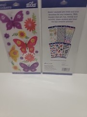 Eksuccess Sticko Themed Stickers-Paper Butterflies Lot Of 2pks