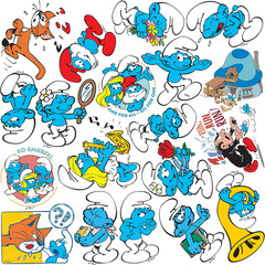 50Ct Vinyl Large Deluxe Stickers Variety Pack – Die Cut Decals