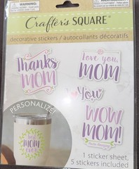 Crafter’s Square Mother’s Day Coffee Mug Decorative Stickers