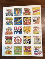 VTG 1984 Scholastic Book Club Sticker Sheet Pac Man Pickles Video Games RL Stine