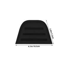 4Pcs Home Use Luggage Corner Trim Black Lightweight Suitcase Edge Covers