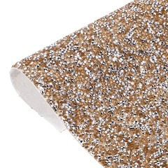 Rhinestone Sheets, Rhinestone Sticker 15.7″x9.4″ Self Adhesive(Silver Rose Gold)