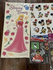 Vintage Disney Princess Mickey Mouse Goofy 101 Dalmatians Dimensional Stickers
