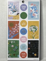 Happy Planner 488 Sticker book 30 Sheets Blooming With Pride Gay Love Floral