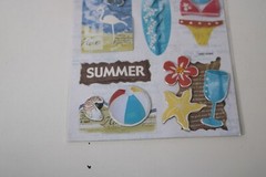 Special Moments 3-D Stickers Beach Summer Surfboard Swim Suit Scrapbooking Craft