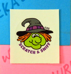 Halloween Witch Blackberry Grape Everything Smells Sticker Lot Of 3