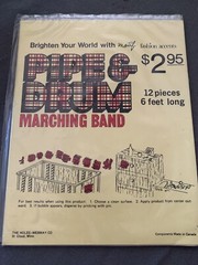 Vintage Bag Pipe & Drum Marching Band Cardstock Stickers Tag Borders Motif Icons