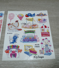 Vintage Mrs Grossman’s & NRN Carnival Stickers 6 sheets total