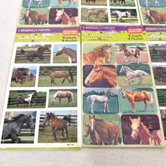 Vintage Stickety-Doo-Da Sticker Hallmark Horses Lot 6 Packs NEW