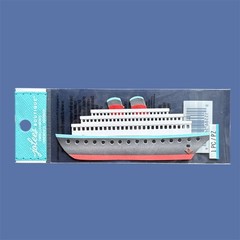 Vintage Jolee’s Boutique EK Success 3-D Non Adhesive CRUISE SHIP Travel Vacation