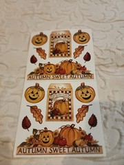 *New* Lot of 2 Sheets- Joy Marie Autumn Sweet Autumn Stickers – 13694