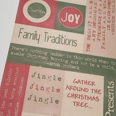 NEW Lot CHRISTMAS HOLIDAY Scrapbooking Cardstock Stickers Borders Alphabet Words