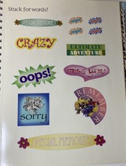Vintage Scrapbook Stickers & Stencils Book 400 stickers Zoo Birthday
