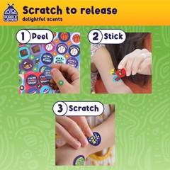 Scented Stickers, Vibrant Multicolour Design to Inspire Fun and Creativity…