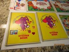 Vintage 1980’s Sticker Albums Books Lot Of 7 SW, GI Joe, Care Bears, Puffy, CP