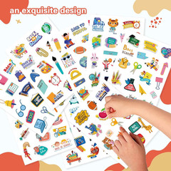 Welcome Back to School Stickers, 387PCS Teacher Motivational Stickers for Kids S