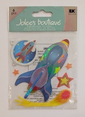Jolee’s Space Ships Rockets Outer Space Astronauts Scrapbooking Stickers