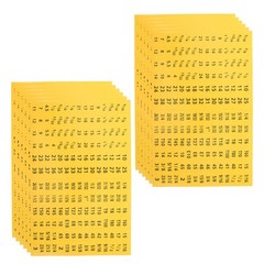 20 Sheets Socket Wrench Tags Adhesive Size Label Peel and Stick Labels