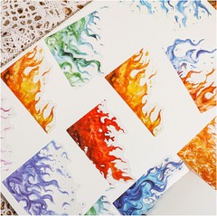 20Pcs Natural Scenery PET Stickers Journal Planner Crafts Scrapbooking Sticker