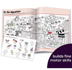 Highlights Hidden Pictures Sticker Fun for Kids Ages 3-6, 4-Pack, 64 Pages of…