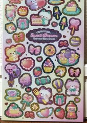 GAIA Sweet Dream Sticker Selection Kawaii Animal Cat Cake Candy Donut MADE JAPAN