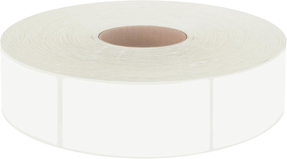 600 PCS White Rectangular Stickers Blank Write On Labels Self Adhesive