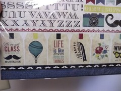 echo park paper company times & seasons 2 alpha stickers set NOS
