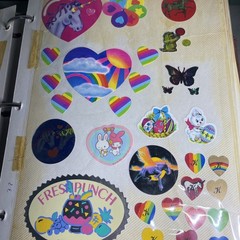 2500+ Stickers Vintage 80s Puff Scratch N Sniff Binder 48 Pages Michael Jackson