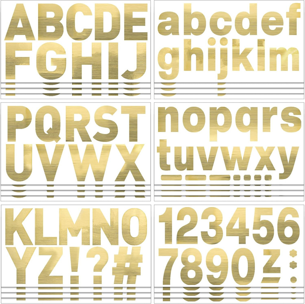 232 Pieces 24 Sheets Letter Stickers Large Bulletin Board Letters for Classroom