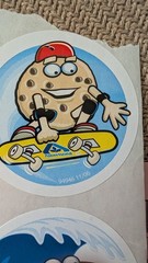 Vintage Stickers Albertsons Grocery Store Banana Cookie Skateboard Pizza Lot 5
