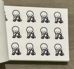 Once More With Love Mini Sticker Book Vol. 4 “Chores” OMWL Stickers