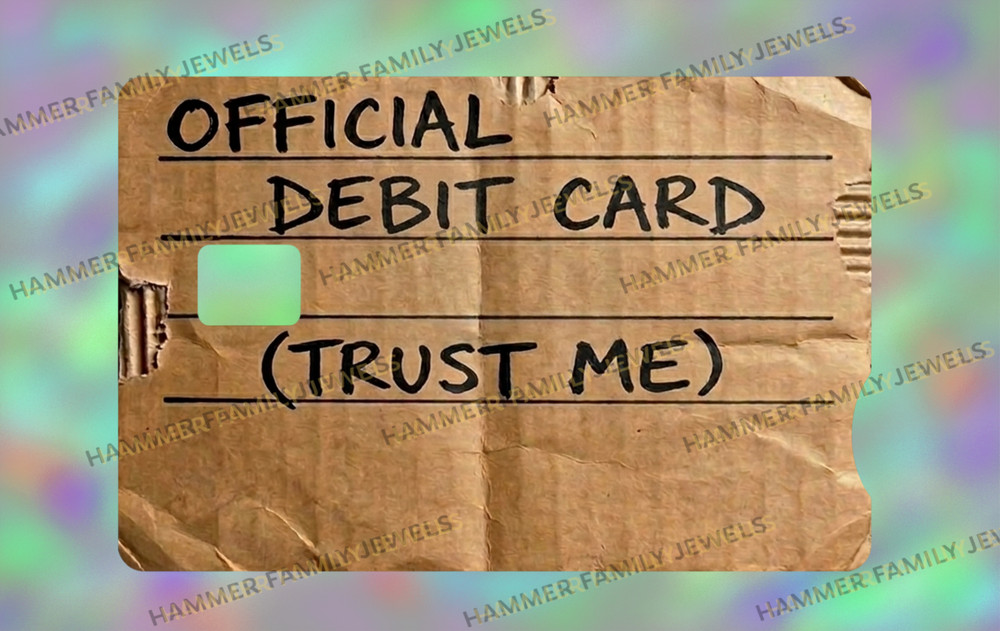 Official Debit Card Fan Art Decal *