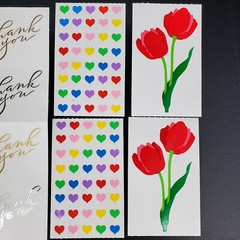 Mrs. Grossman’s sticker lot calla lily roses tulips heart throb mini hearts