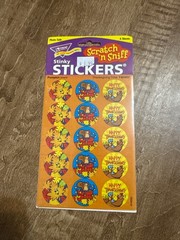 BRAND NEW Vintage 90’s Trend Scratch N Sniff Stickers Thanksgiving Stickers