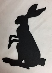 Tim Holtz Die Cuts * Mr. Rabbit * Set of 12 * White or Black Cardstock