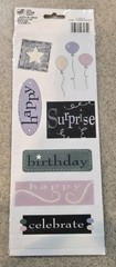 HAPPY BIRTHDAY THEMED STICKER LOT 22 UNOPENED PACKAGES!