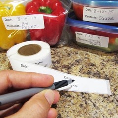 125pcs/roll Home kitchen Storage Labels Refrigerator Freezer Adhesive
